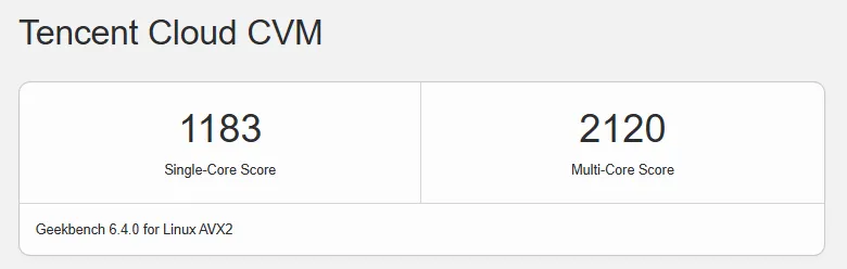 GB6 tencent-cloud