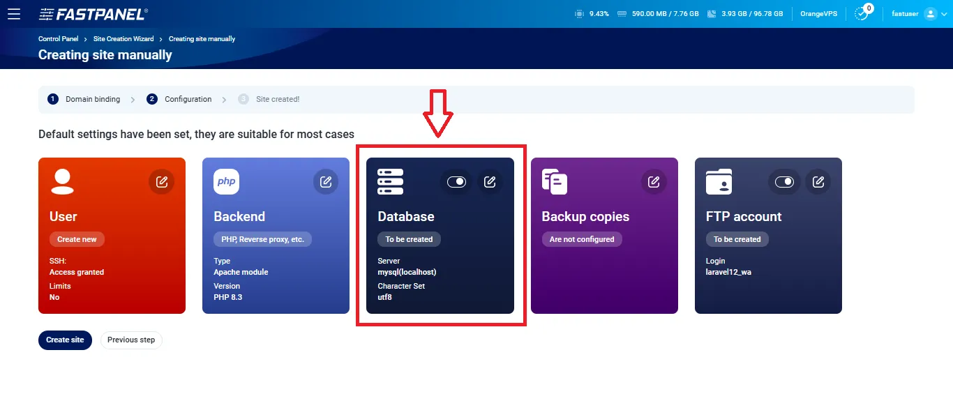 Choose Backend