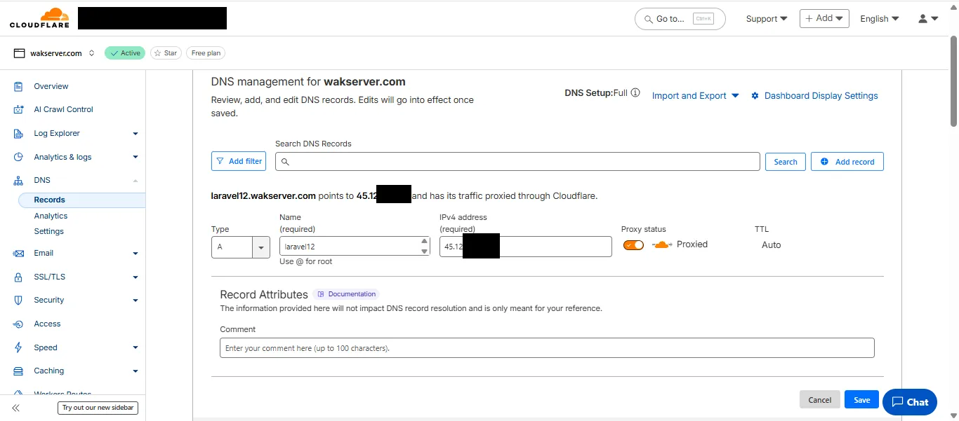 Cloudflare Pointing Server