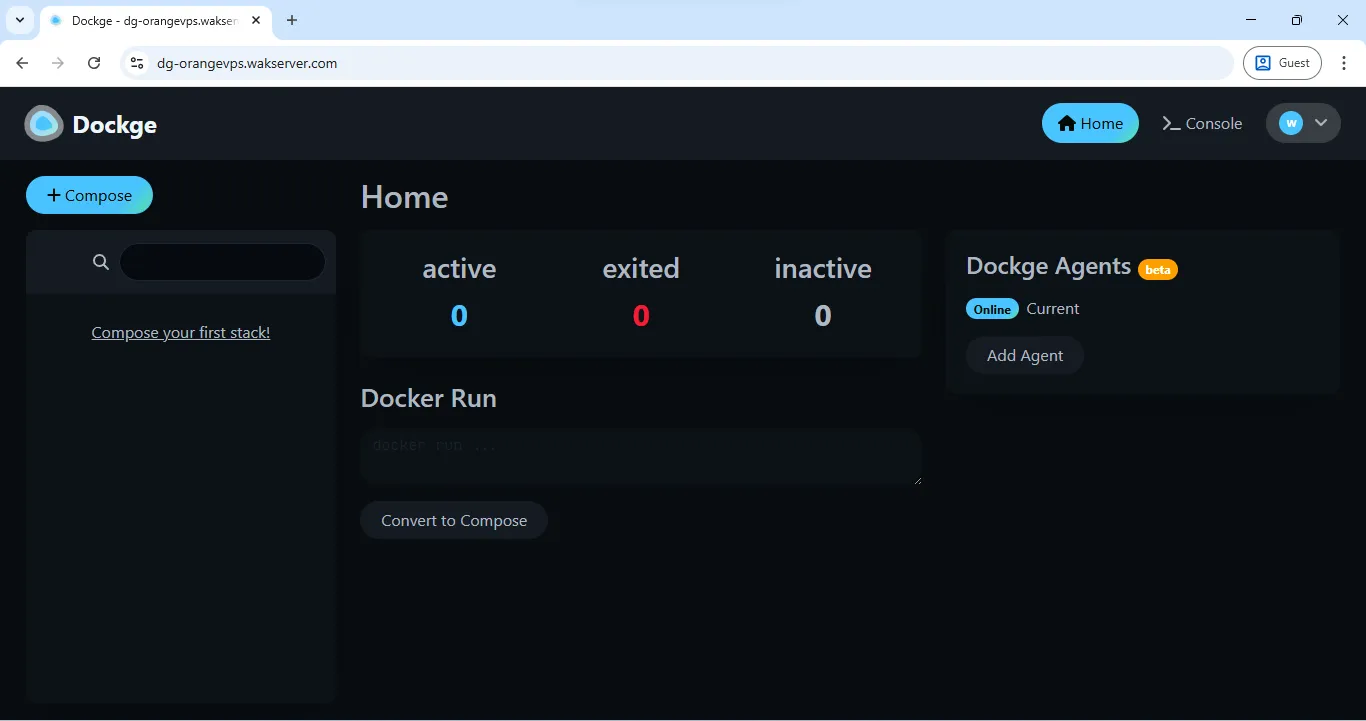 Dockge Dashboard