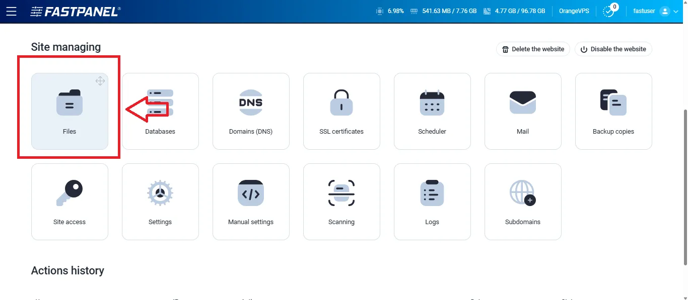 File manager