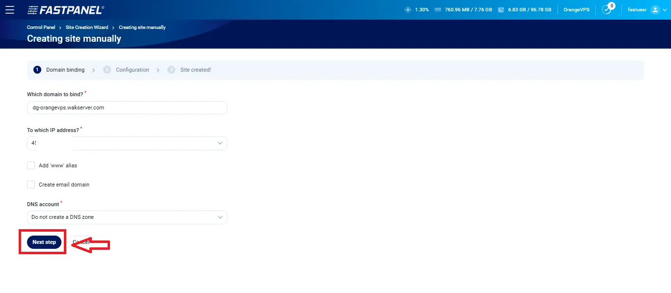 Fill Domain Binding