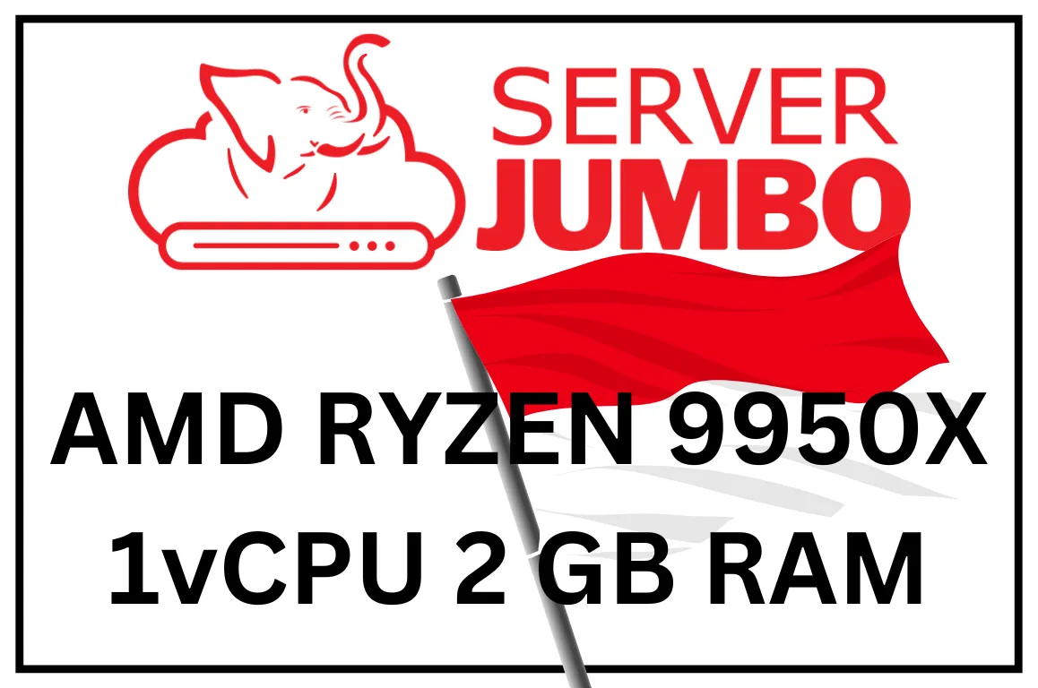 ServerJumbo – AMD Ryzen 9000 – IDR99.000/Month