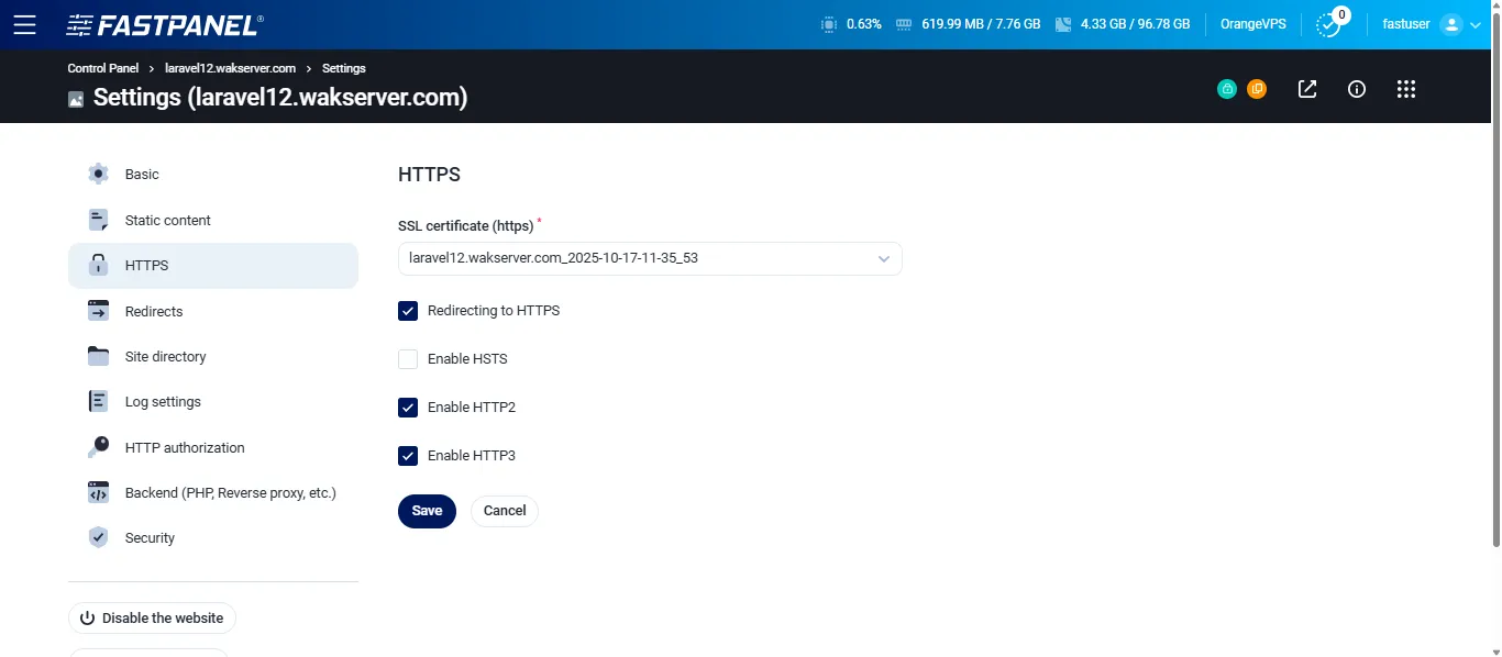 Set HTTPS