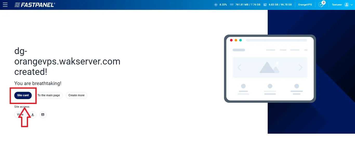 Click Site Card