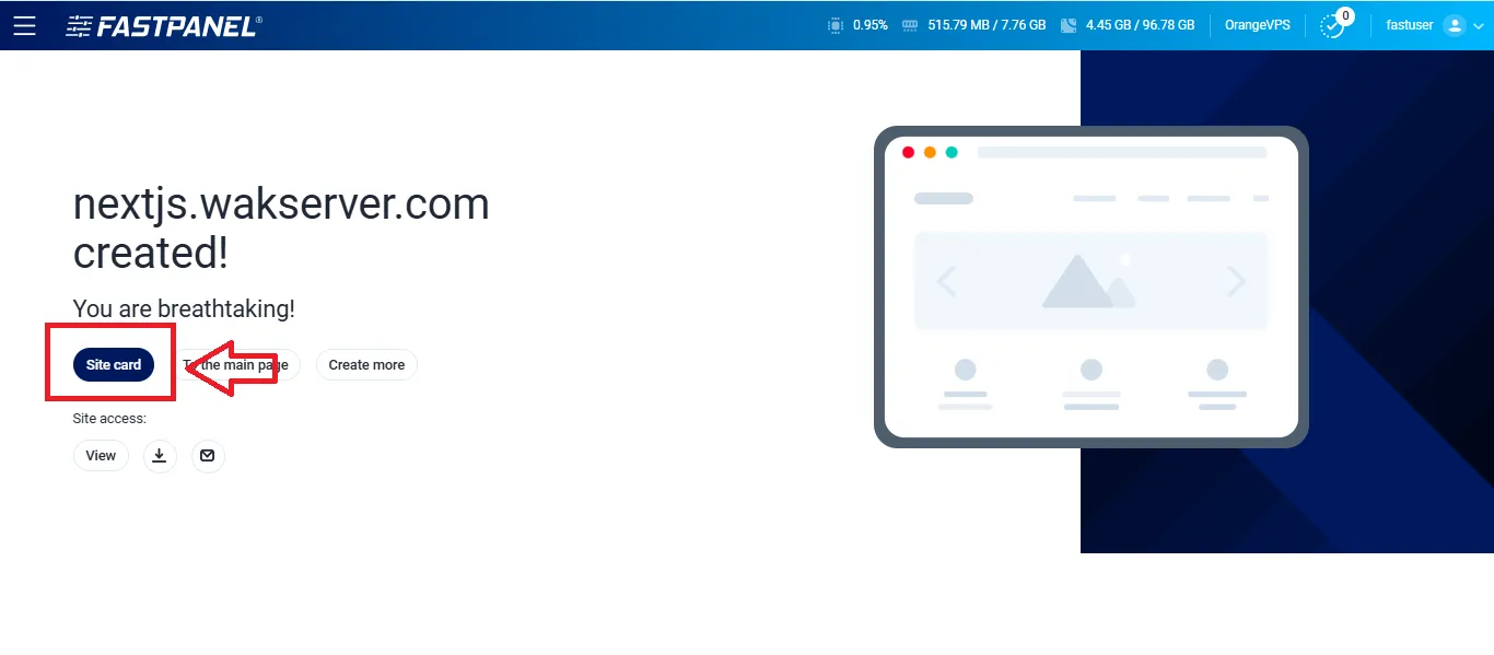 Click Site Card
