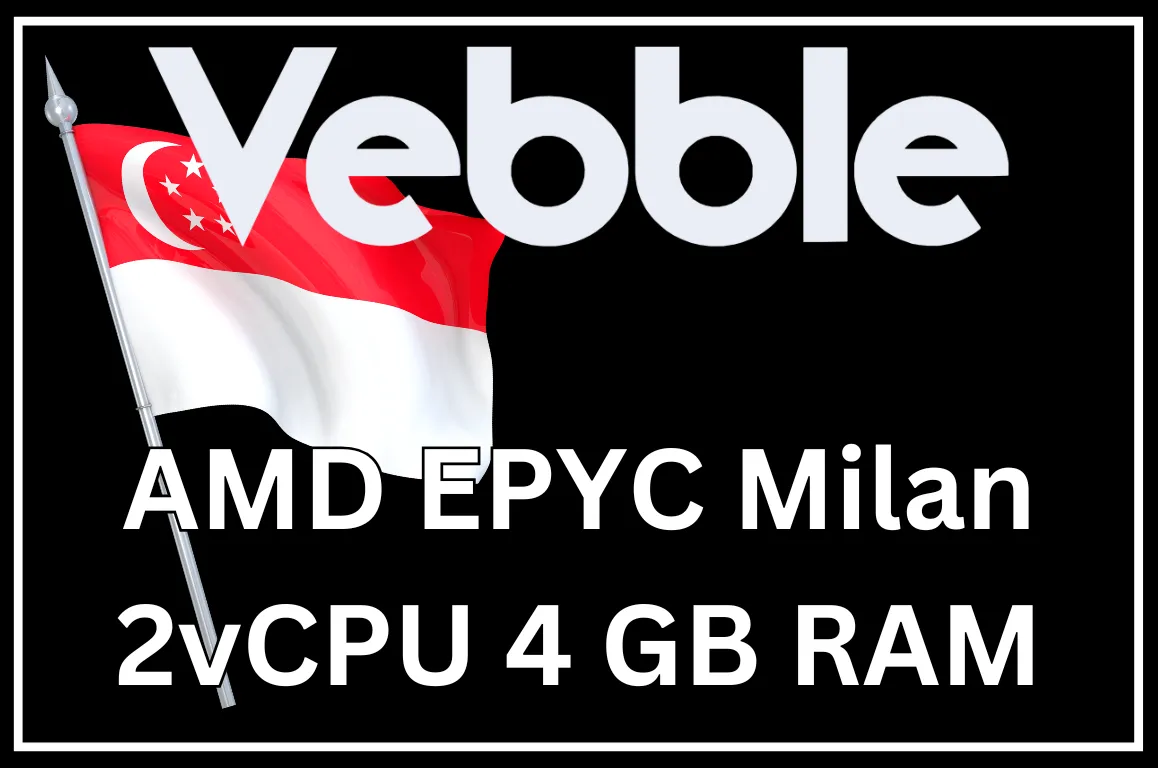 Vebble – KVM-SGP-4GB – £4/Month