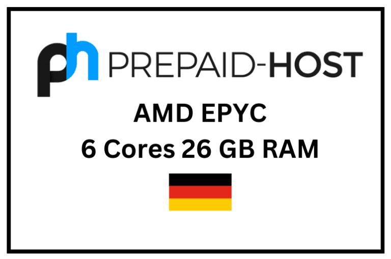 PREPAID-HOST – SUMMER OFFER EPYC KVM Server DEAL – €8,99/Month